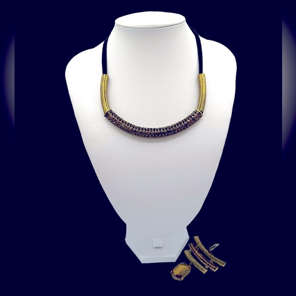 Heidi Klum Necklace Wildlife Pave Bar QVC - Picture 3 of 8